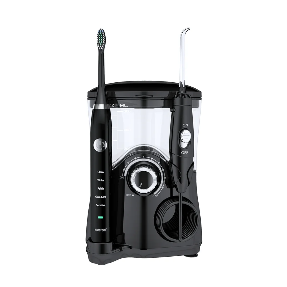 Режимы очистки зубов Oem стоматологический мини-Флоссер высокого давления 600 мл 5 режимов Флоссер для воды 7 струйных наконечников 2 года SFM