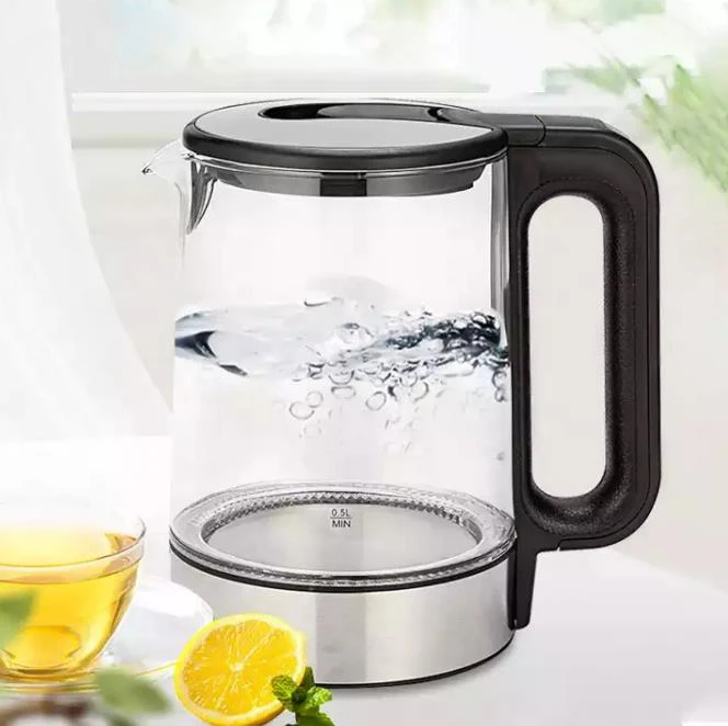 Hot Sale Fast Heating Glass Electric Kettle with LED Lights Home Kettle