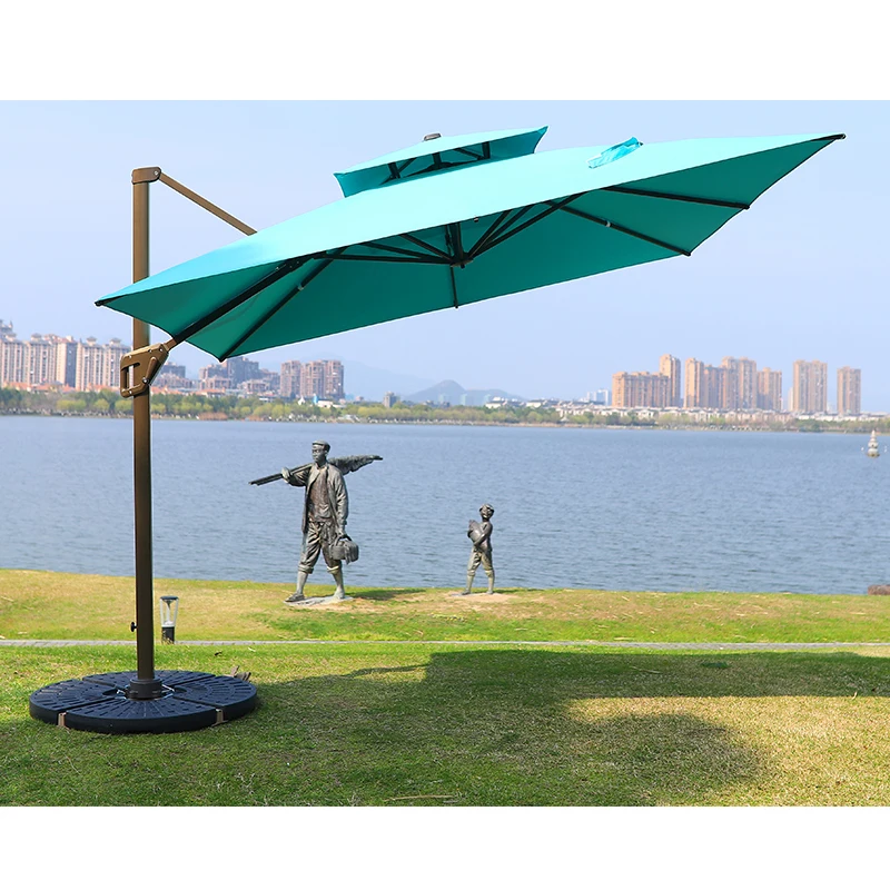 Glamping modern luxury outdoor parasol commercial luxury hotel outdoor umbrella garden parasol patio umbrellas for restaurant