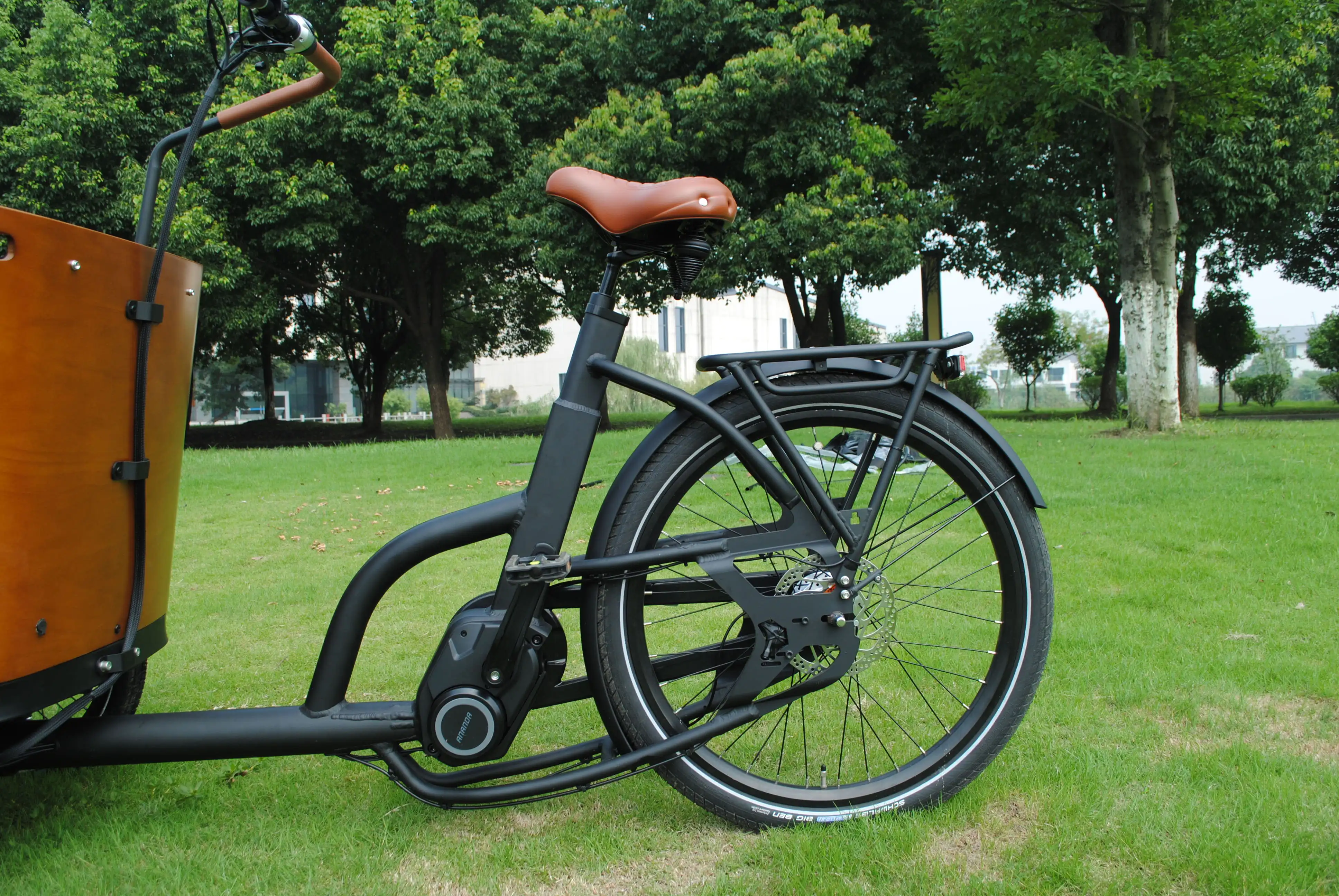 China e Bike Long tail Cargo Three Wheel Recumbent Bike high quality full suspension mid drive electric fat