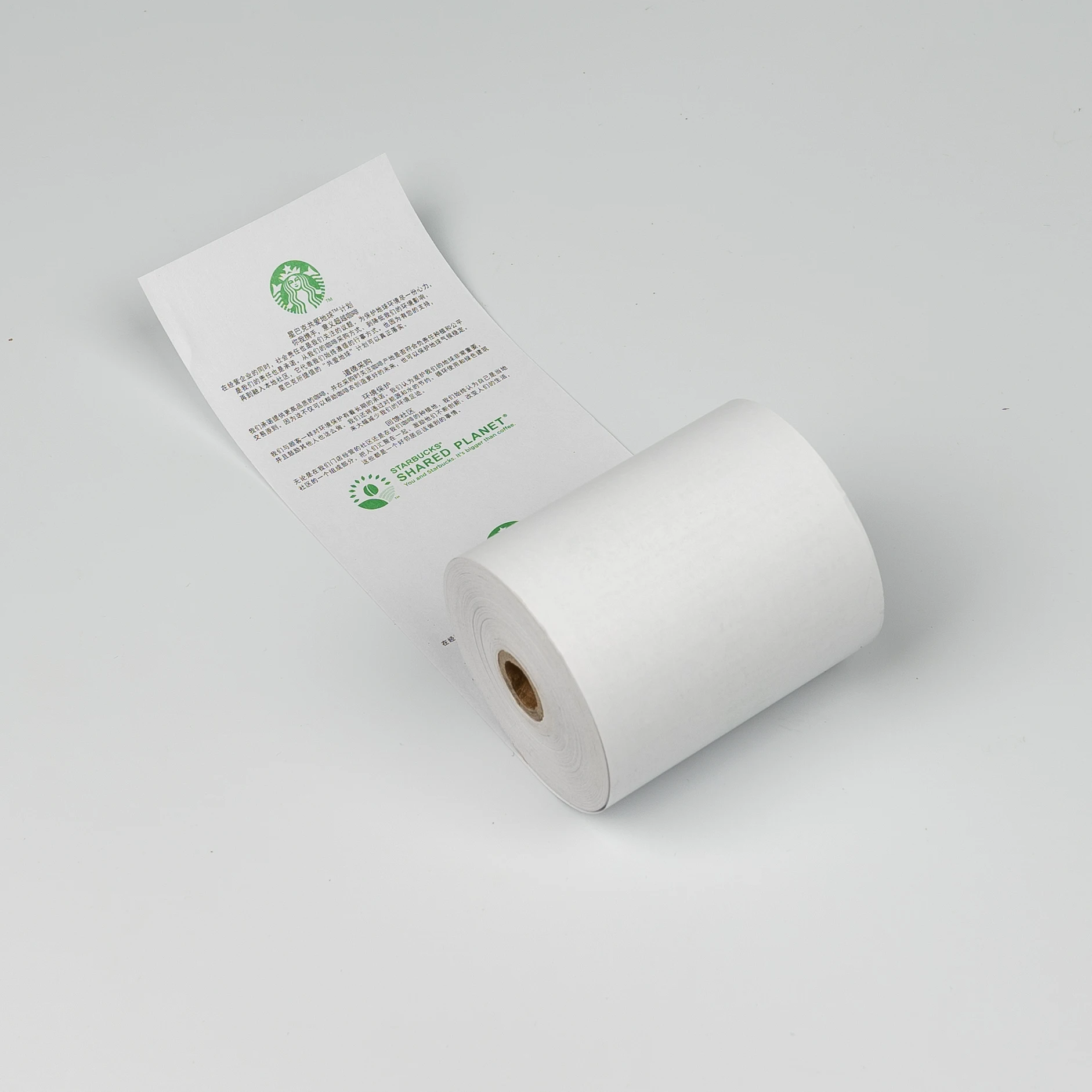 
For Starbucks POS Receipt 2 1/4 Thermal Paper Roll 80mm 57mm Cash Register Paper for Cashier Receipt POS ATM Bank 