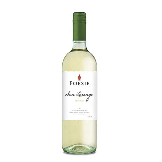 Italian white wine - San Lorenzo Bianco - Poesie - Glass Bottle 0,75 - Color: Straw Yellow - Palate: dry