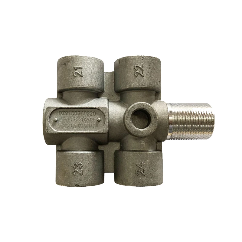 Fit for Shacman Five-way distributor with one-way valve DZ9100360320