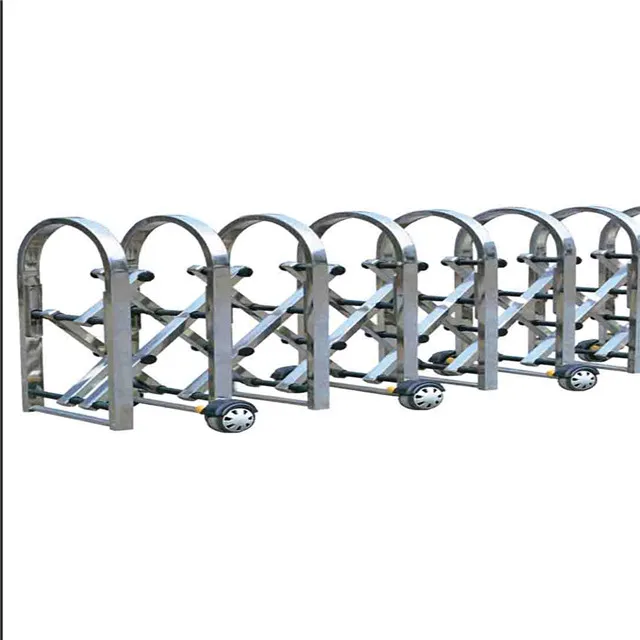 
industrial trackless stainless steel gate drawing 