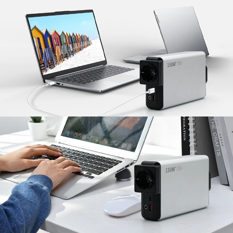 EZ150  115Wh/14.4V/8Ah/32000mAh  Portable Power Bank  Powerbank with Wired PD65W Fast Charging  150W