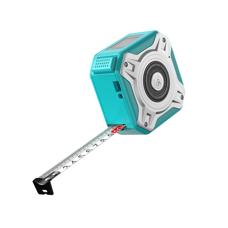 good quality  3m 5m 7.5m 8m Robust design Digital Laser Light Measuring Tape with logo tape measure stainless steel