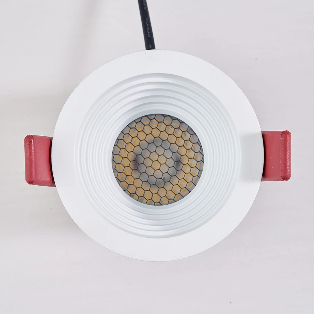 Indoor garden hotel waterproof  dimmable anti glare 7w 12 watts spotlight smart recessed led downlight
