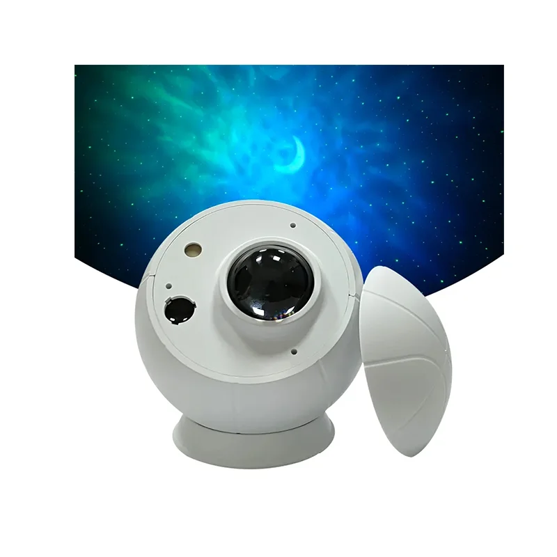 Music Control Night Light G-alaxy Projector Star Voice Children Moon Star Light  With Remote Control