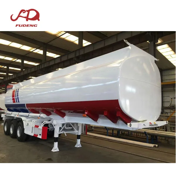 Nice Price  diesel/gasoline/petroleum oil tanker trailer large customized capacity   38 45 48 50 liters  truck trailers for sale