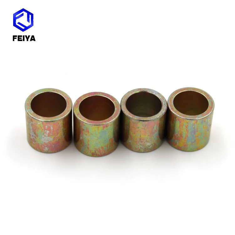 factory high Precision custom Brass copper bronze matel aluminum stainless steel polished yellow zinc plated tube Bushing Sleeve
