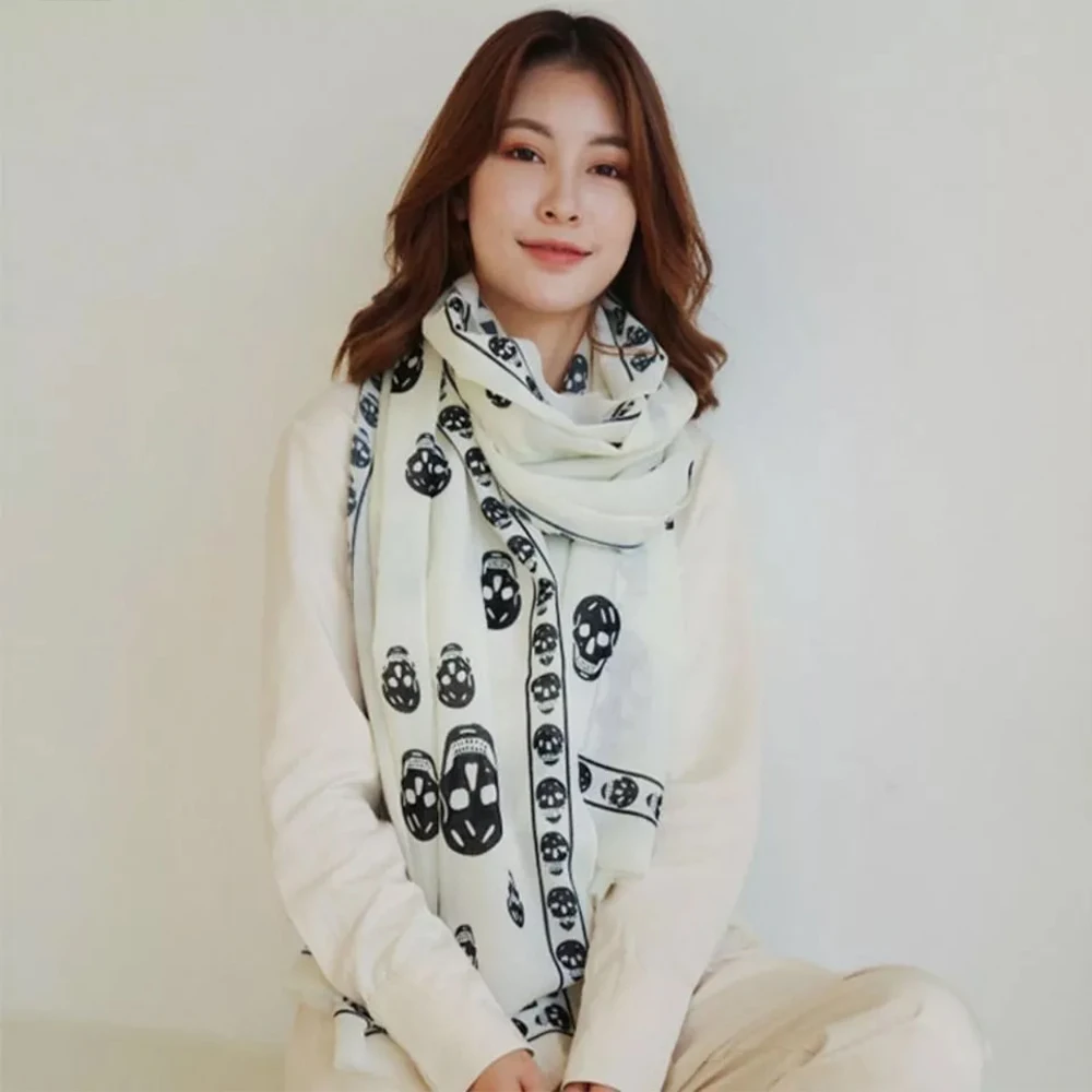 Wholesale Printed Custom Chiffon Scarves Hair Tie Satin Printed Head Shawls Silk Chiffon Scarf For Party