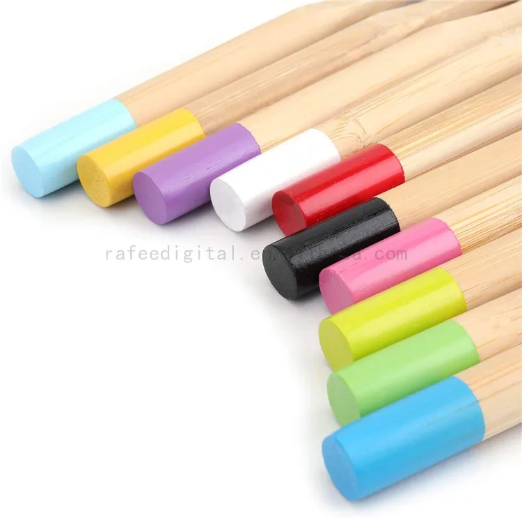 Детская бамбуковая зубная щетка с логотипом