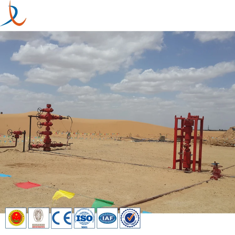 Wellhead petroleum well test cyclone sand desander separator / hydrocyclone desander filter