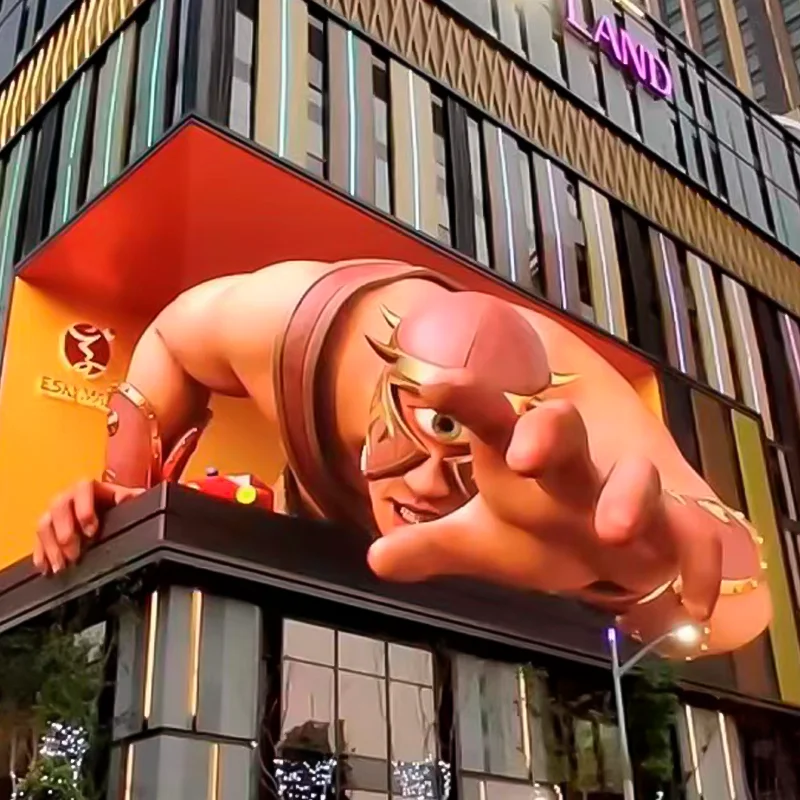 P4 Giant Billboard Price 3D Rental Advertising Outdoor LED Large Screen Display