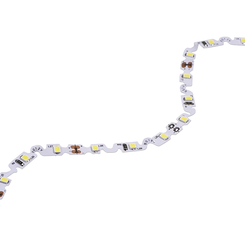 Customized Bendable Zigzag DIY led Light Tape S Shape 6mm Ultra Slim Flexible Soft 2835smd LED Strip Light Decoration Lighting