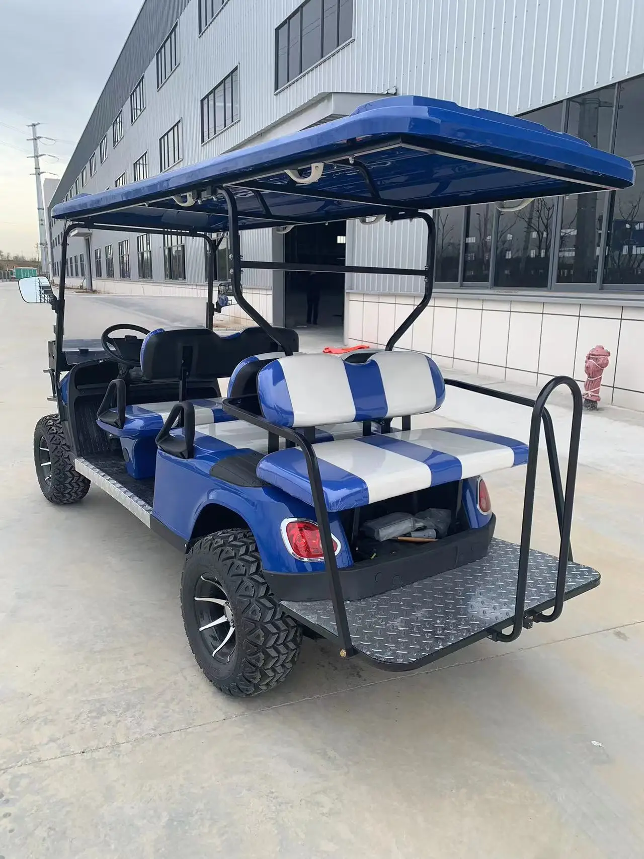 Sharefer 6 person golf mini car jeep golf Cart 4+2 6 seater full Electric Golf Cart 6 seats