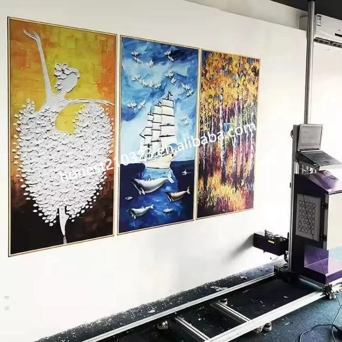 3D UV Smart Advertising Vertical Horizontal Wall Floor Airbrush Wall Mural Art Direct Inkjet Printer Wall Printing Machine