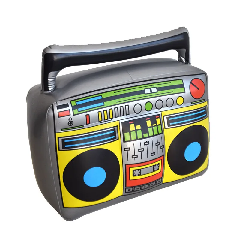 PVC Kids Funny Inflatable Toys Music Party Juguetes Inflables Radio Boombox Toy Supplies Party Props