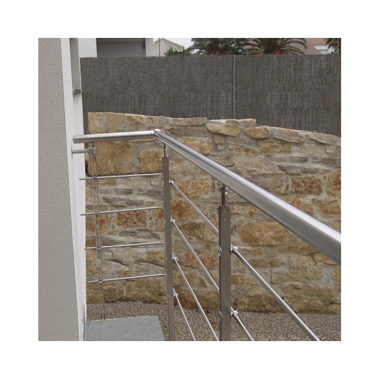 Ace Rod Railing Cheap Prices Balcony Stainless Steel Designs Pipe For Terrace Glass Clamp Stainless Steel Brushed Rod  Railing