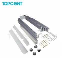 Topcent Custom Aluminium Extended Sliding Table Slide Rail mechanisms for extendable tables