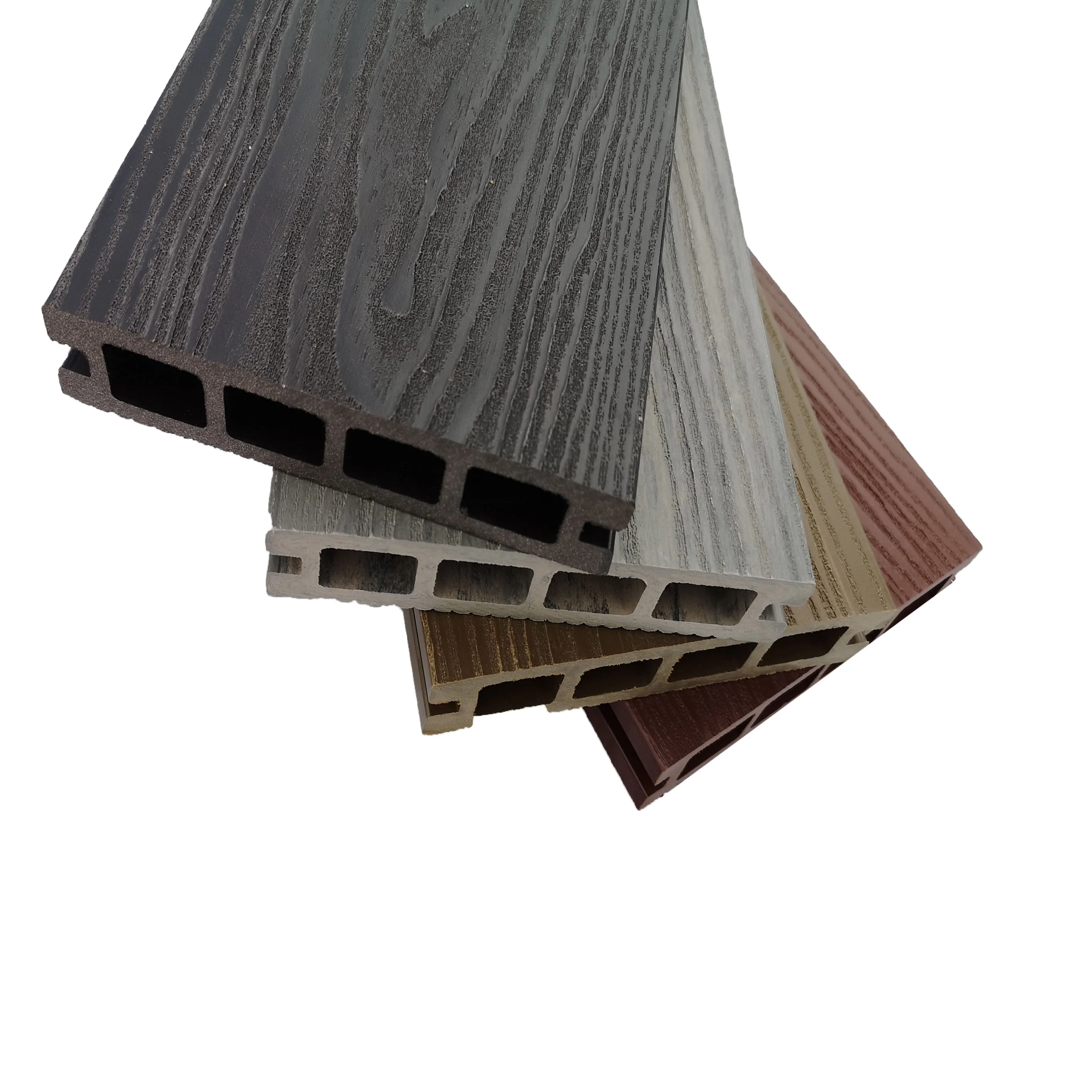 
Guangdong manufacturer wood plastic composite wpc wood engineered flooring 