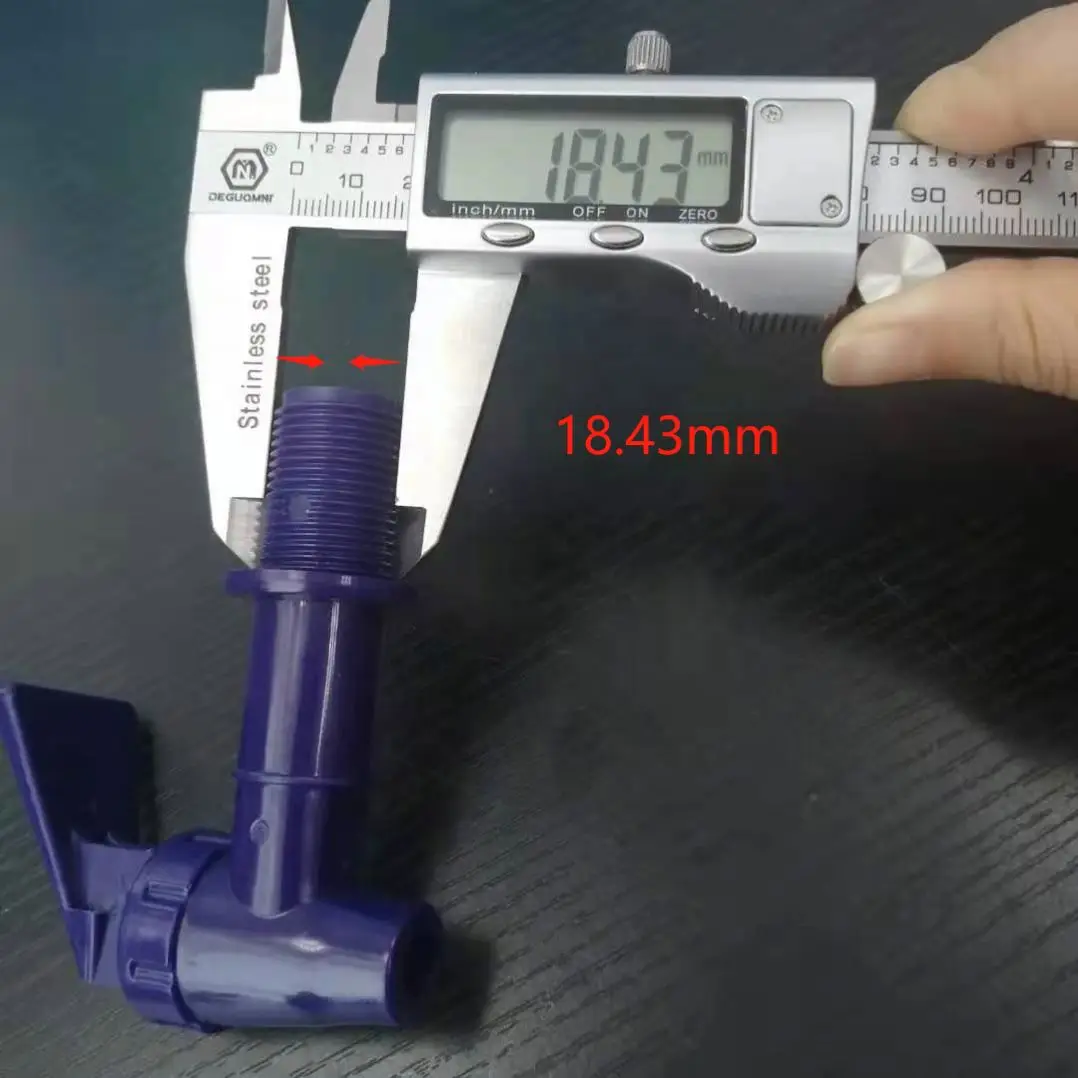 Plastic Push Handle Beverage Dispenser Replacement Spigot Juice Cold Drink Barrel Faucet Tap for Home Office Bar Party Use Water