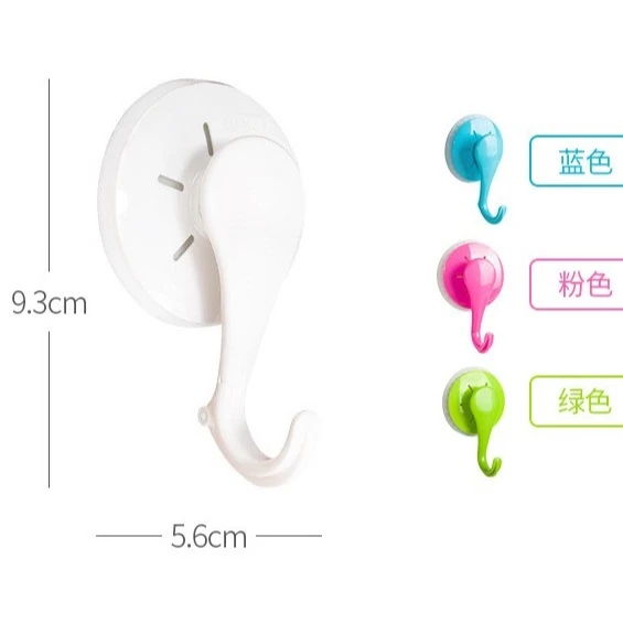 Strong Vacuum Sucker Hook No Hole For Bathroom Wall Toilet Kitchen  Stowel  Magnetic Hooks Plastic Hook