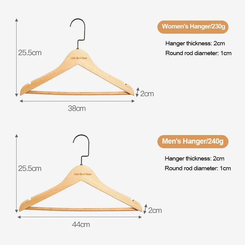 Best-Seller Assessed Cheap Wholesale Supermarket Supplier GLORY Popular Non Slip Notched Closet Suit Wooden Hanger for Cloth