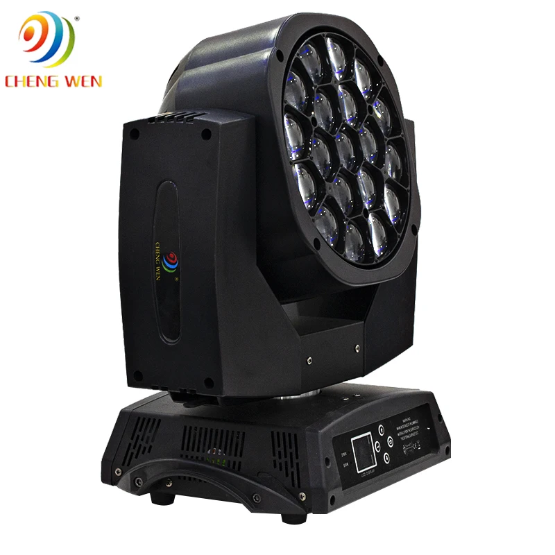 cheap price party dj lighting 19pcs 15w 4in1 rgbw moving big bee eye LED stage Light
