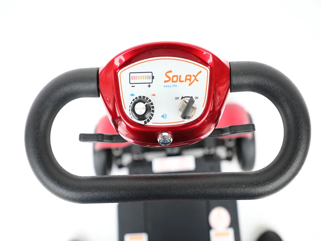 CE certificate one seat 8KM/H 15KM endurance folding mini electric scooter electric 4 wheel handicapped scooter