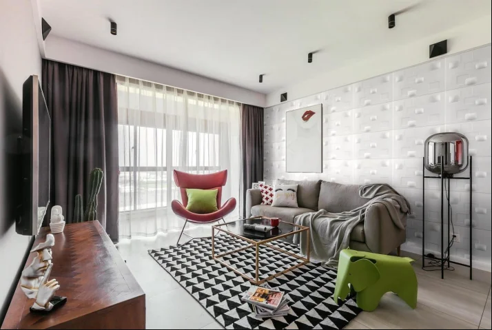 Easy-installation Light Weight Bathroom 3d Wall Panel Waterproof DIY effect