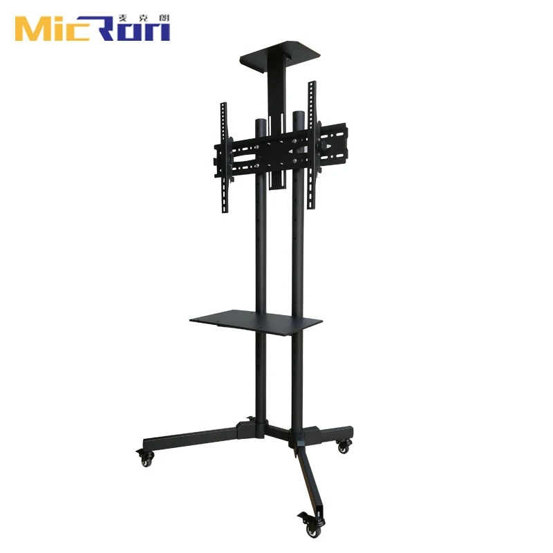 Mobile TV Cart TV Stand with Wheels for 50 to 80 Inch LCD LED OLED Plasma Flat Panel Screens