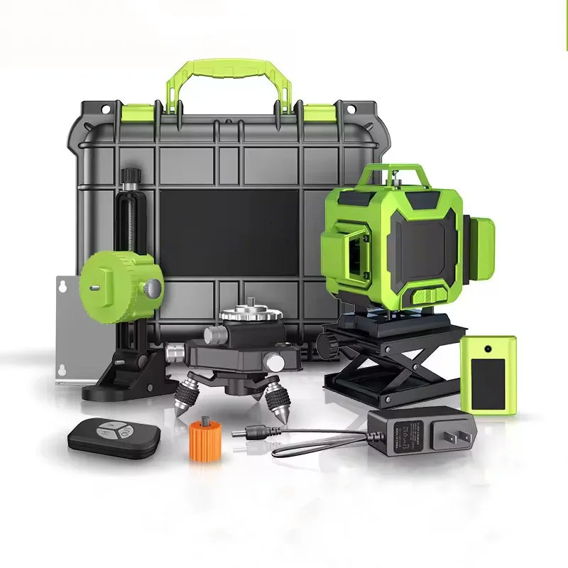 Professional 16 lines green beam laser level line laser level Hand Holding Instrument with internal battery