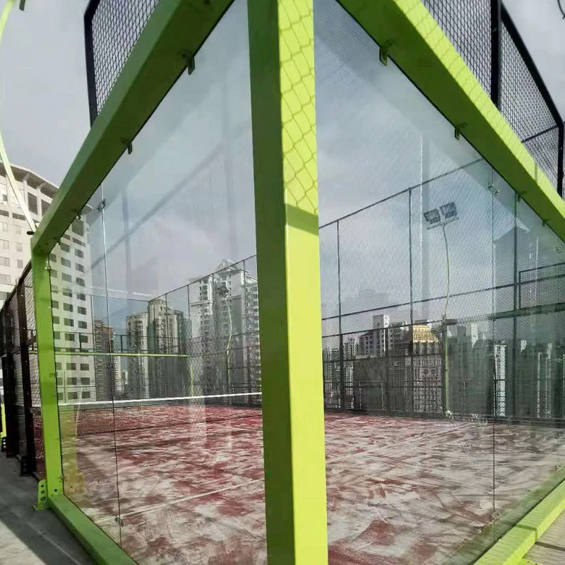 Hot Sale 2024 New Design Assembled Panoramic indoor outdoor Pala Padel Tennis Court by padel