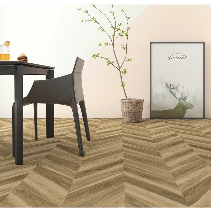 Floor score certificated 4mm 5mm 7mm plank rigid core diy installation spc click flooring with ixpe eva backing