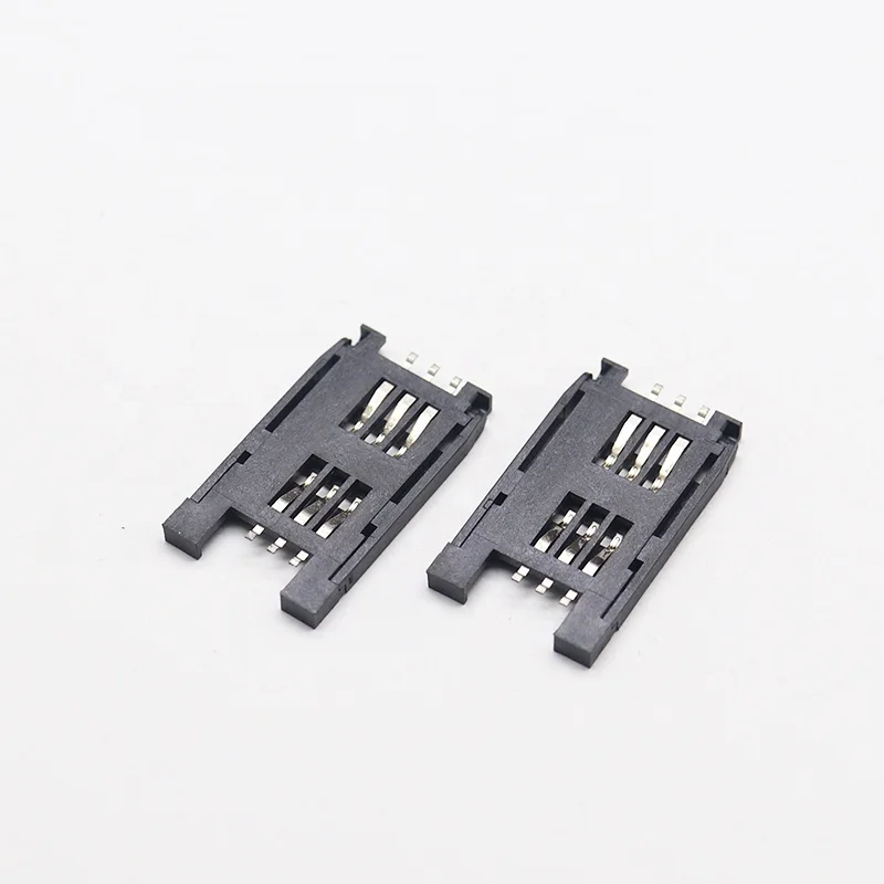 8 pin micro sim card flip for GSM/GPRS connector simcard socket