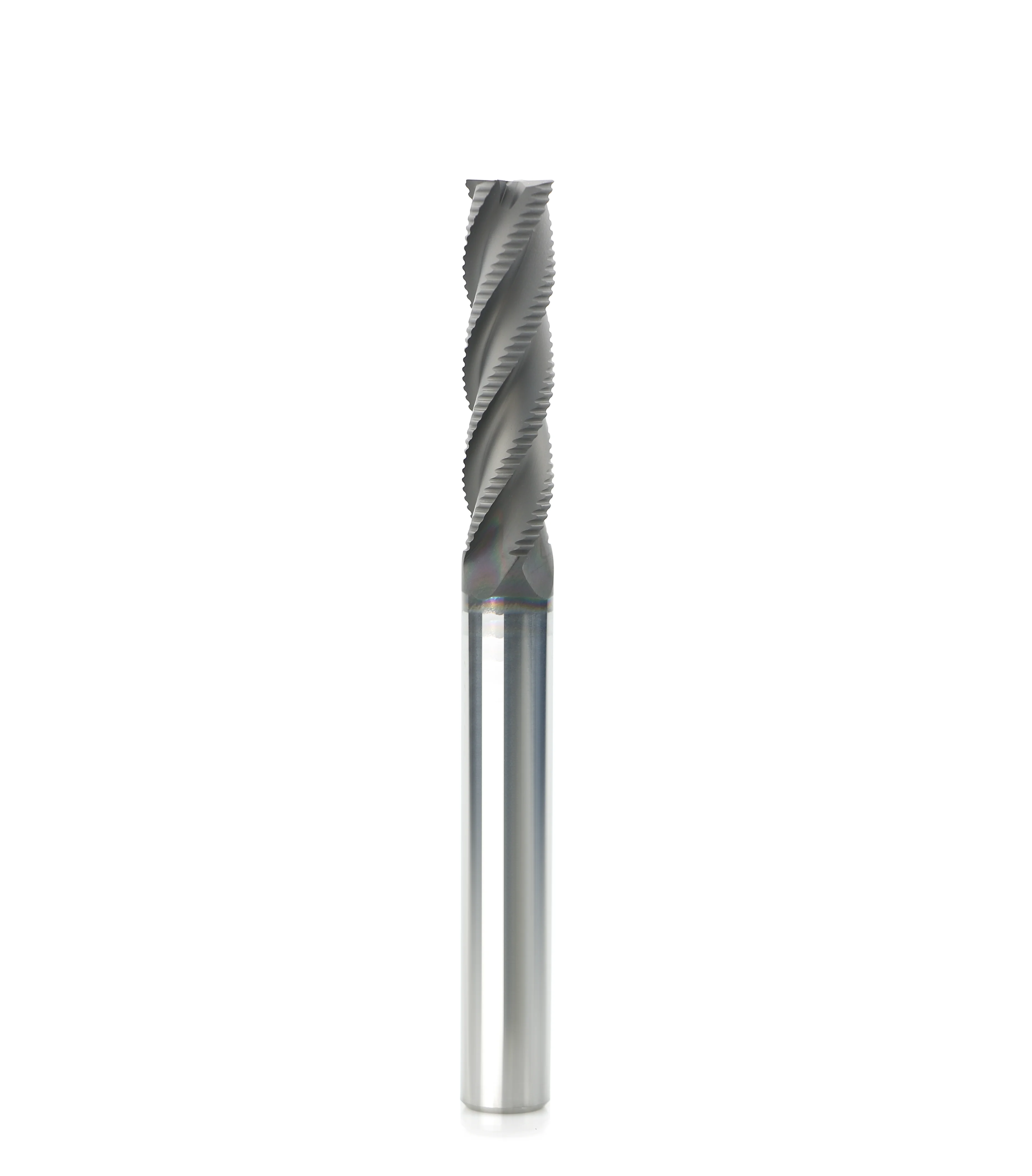 high performance CVD diamond coated roughing end mill cutting for Graphite mold processing