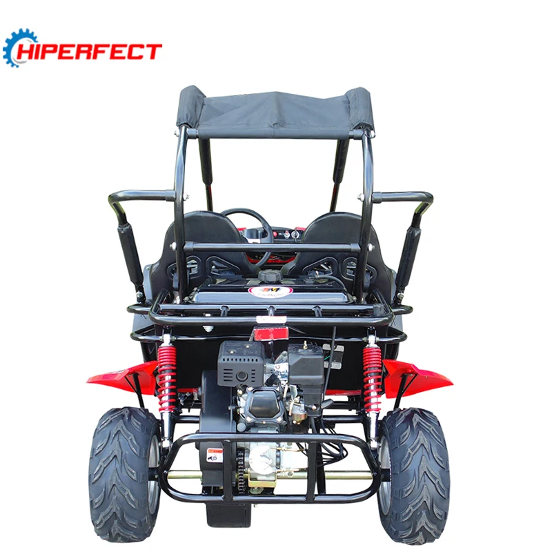 2 seater gas teenager adult pedal racing go kart buggy