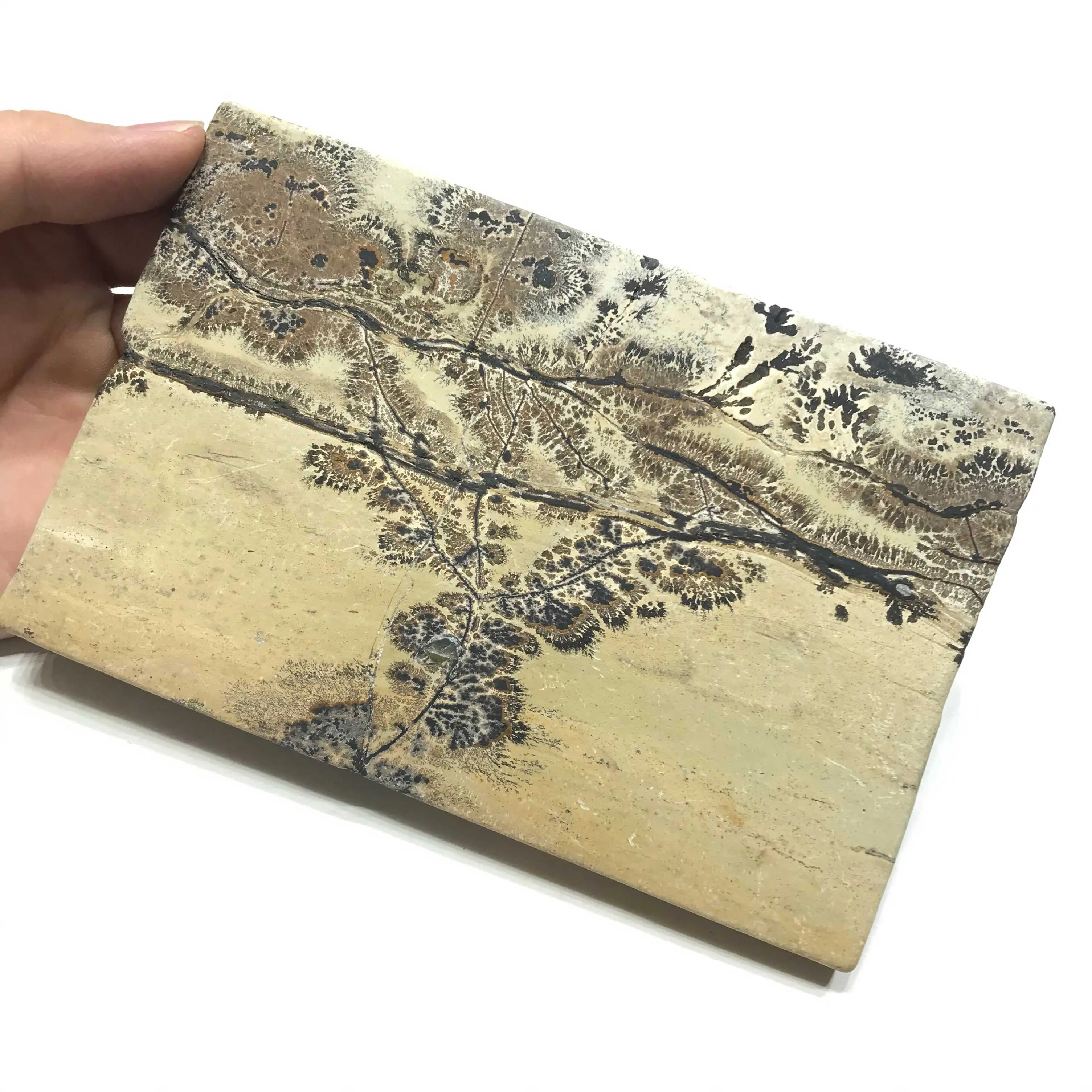 Wholesale Natural High Quality Traditional Chinese painting stone Crystal Slab For sale Home Decoration