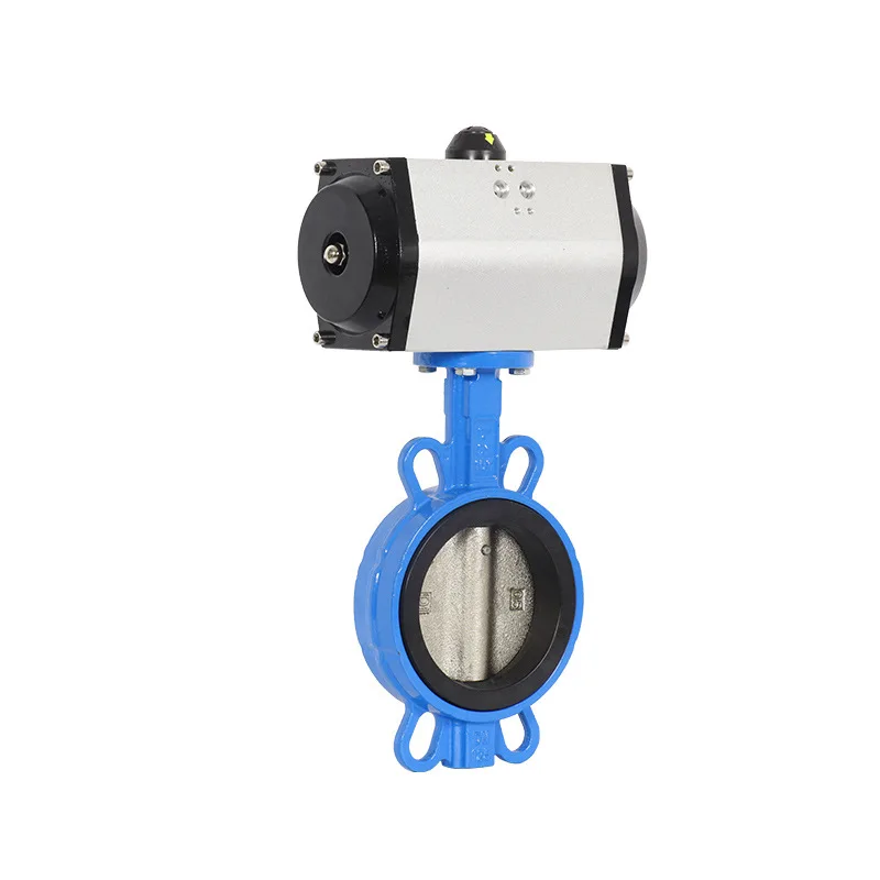 304 body disc seat pneumatic control actuator electric butterfly valve