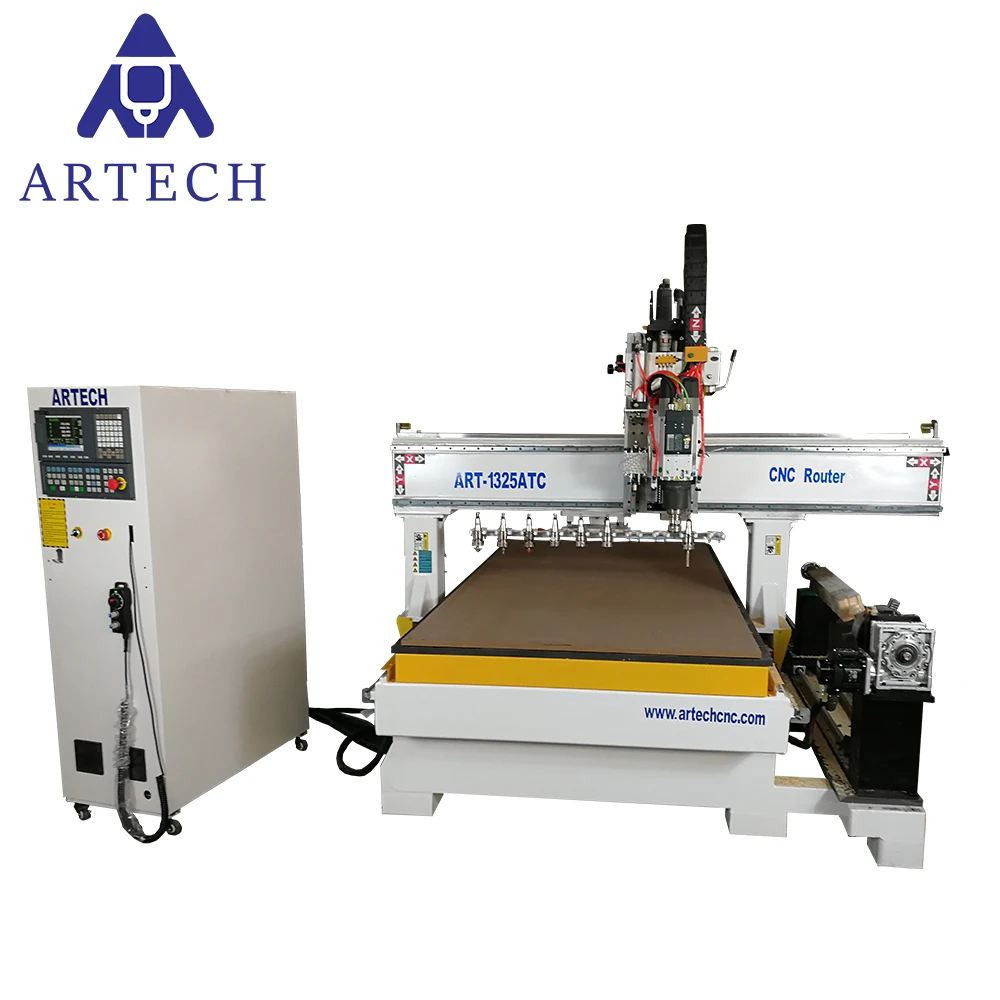Low Noise Leading Accessories Long Life Atc Cnc Router