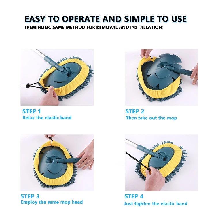 Chenille Car Wash Microfiber Mop 2022 New