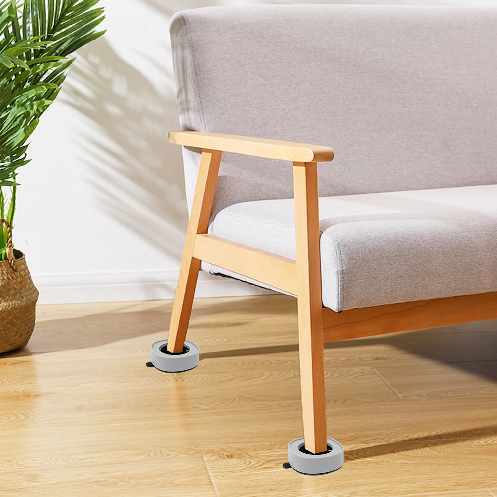 Anti Vibration Feet Pads PU Legs Slips-top Silent Skid Raiser Mat For Washing Machine Support Dampers Stand Non-Slip Pad