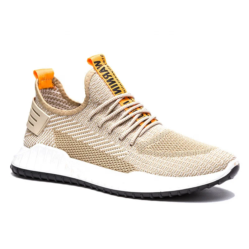 
Amazon Fashion Hot Selling Fashion Running Knitted Casual Walking Sneaker New Arrive Light Sport Shoes Men men shoes sports 