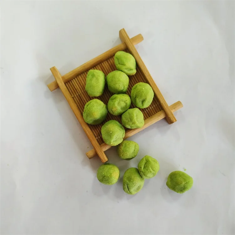 
Healthy Snack Food For Vegetarians Wasabi Mustard Coated Peanut 