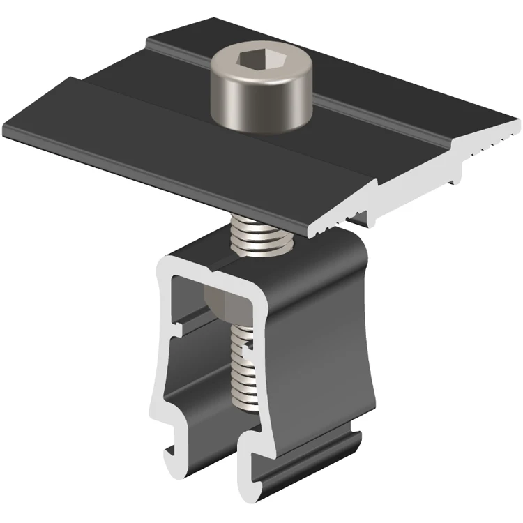 CE certificated pv panel mid clamp adjustable solar mounting clamps
