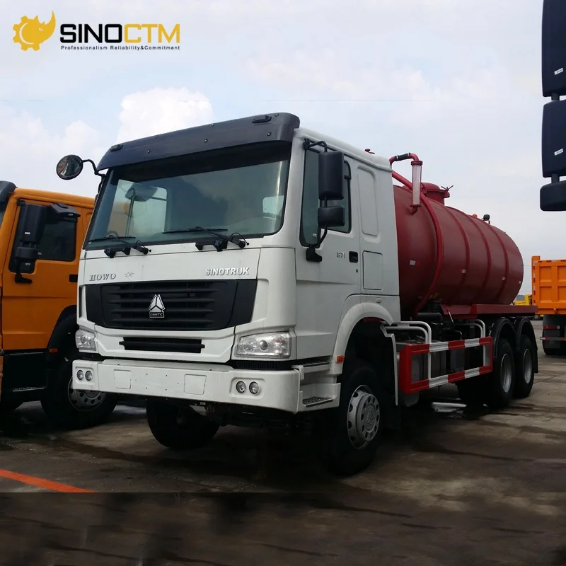 4-12cbm Sludge Disposal Fecal Truck Vacuum Sewage Suction Truck