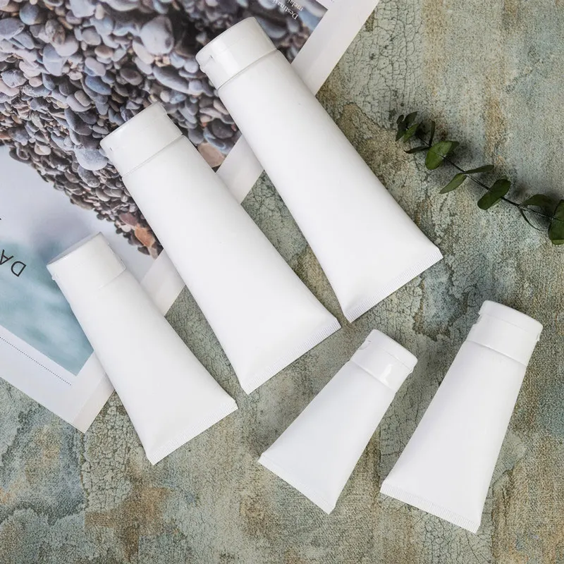 5 мл 10 мл 15 мл 20 мл 30 мл 50 мл 80 мл 100 мл 120 мл 150 мл пластиковая пустая Мягкая трубка для крема для рук 50 мл сжимаемые косметические упаковочные трубки