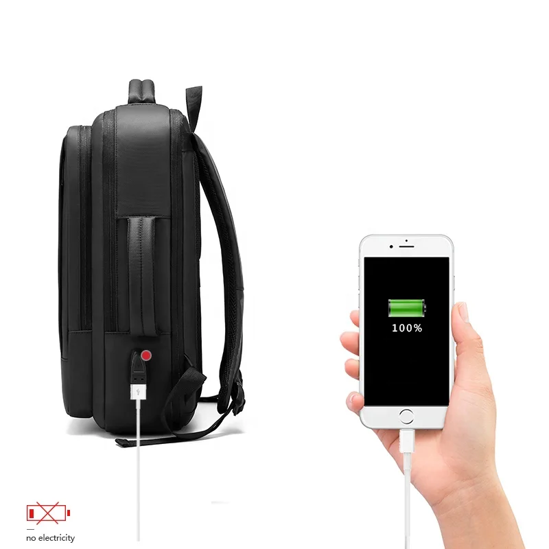 Custom Travel Backpack Bag Smell Proof  Minimalistic Camping Backpack Laptop Computer Bag