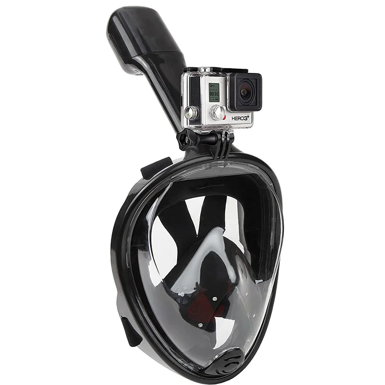 China silicone waterproof swimming breathing snorkeling full mask free sea scuba diving mask set